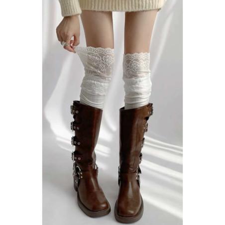 Jambière coton Cotes et dentelle Les Petits Caprices