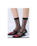 Chaussettes noir Crystal Veloutes