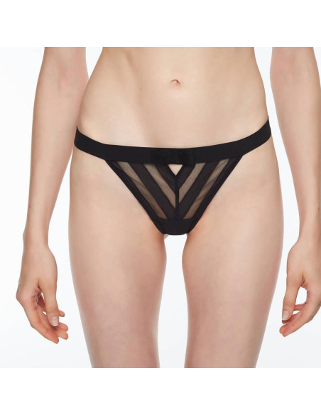 String Chantal Thomass Infleuente noir