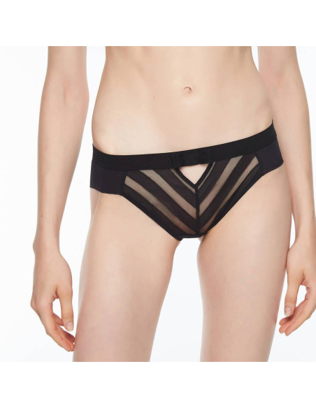 Boxer infleuente Chantal Thomass noir