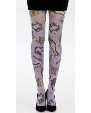 Collant Pamela Mann animal Purple