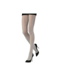 Collant Lurex Argent Emilio Cavallini Metallic