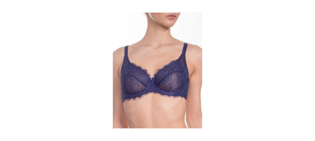 ensemble lingerie piège New Grace cobalt