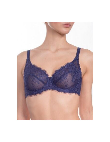 ensemble lingerie piège New Grace cobalt