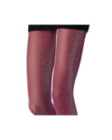 Collant Lurex pourpre Emilio Cavallini Metallic
