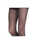 Collant Lurex Noir Argent Emilio Cavallini Metallic