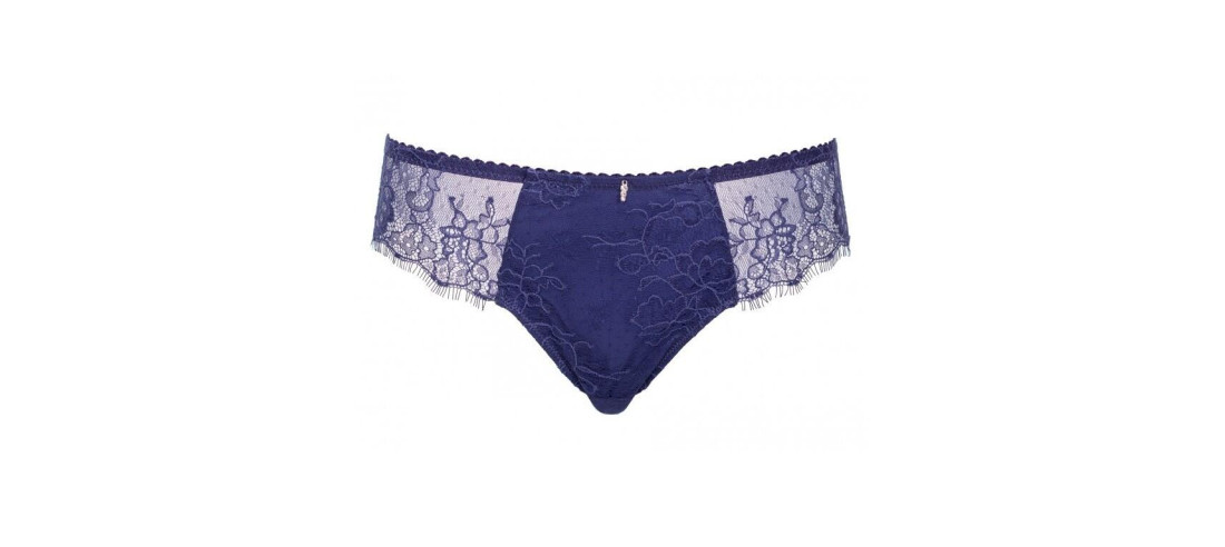 ensemble lingerie New grace  dentelle Piège cobalt