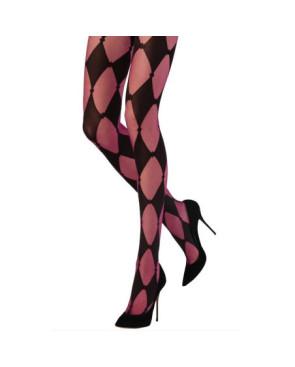 collant-lycra-losange-tendance-noir-et-bordeaux-5F32