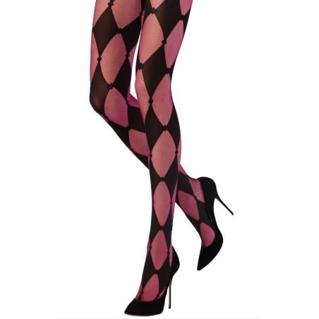collant-lycra-losange-tendance-noir-et-bordeaux-5F32