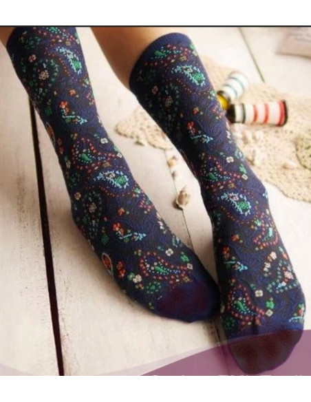 Coffret  3 paires Chaussettes Cachemire psyché