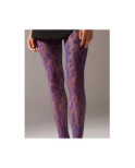 Collant Resille Léopard Léopard violet tendance