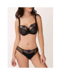 Slip Empreinte Garance Noir