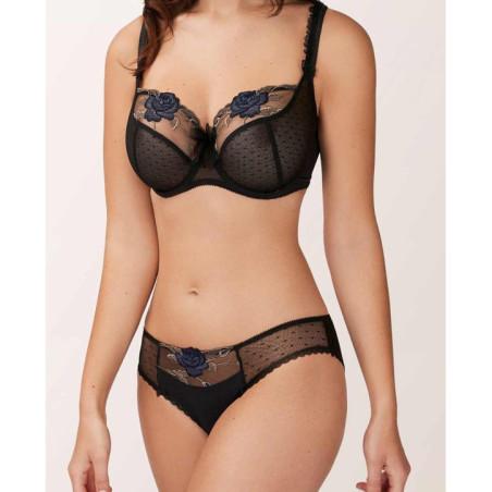 Slip Empreinte Garance Noir