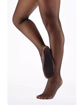  Collant-resille-de-danse-noir-détail-semelle-jambe