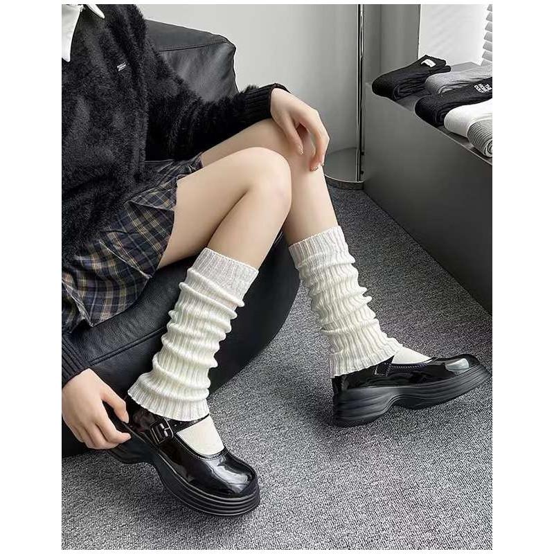 Guetres Laine à Cotes Lurex