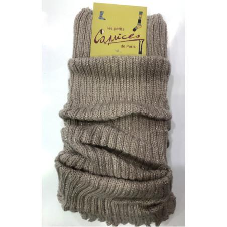 Guetres Laine à Cotes Lurex