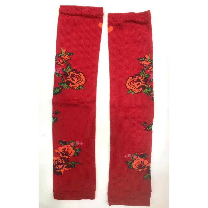 Mitaines manchons Hiver Cronert coton Bouquet