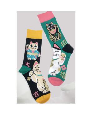 chaussettes-LPC-Chats-bouddhas-asymétriques