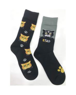 chaussettes-LPC-Chats-délire-de-chats-asymétriques-profil