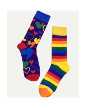 Chaussettes de l'amour Asymétriques Les Petits Caprices