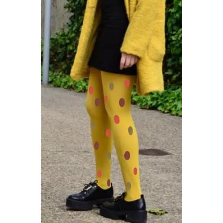 Collant Kiwi à Pois Sakura Voila