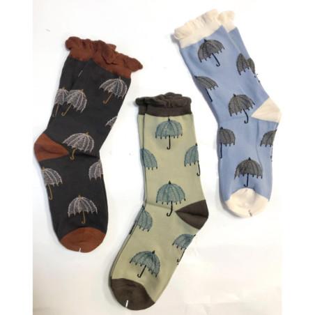 Coffret-de3-paires-Chaussettes-parapluie-island-lpc-non-comprimant-coton