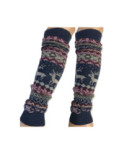 Guêtres laine Angora motifs Norvégiens
