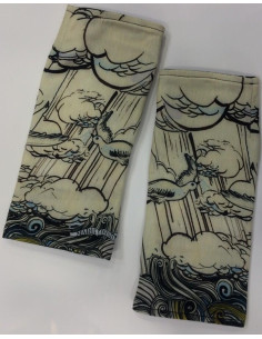 Mitaines Imprimées Reversibles Mouettes Poisnettes 2