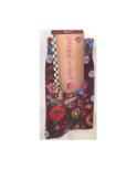 Chaussettes Bambou imprimé léopard fleuri