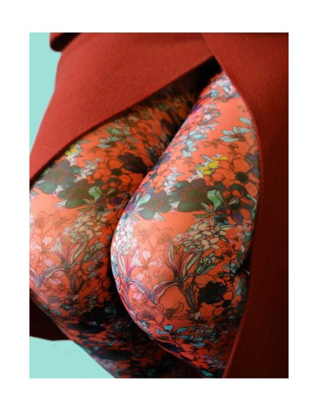 Collant MArieantoilette Antoinette Rouge