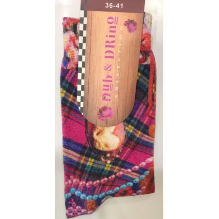 Chaussettes Bambou imprimé camé Bijoux