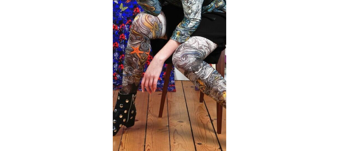 Leggins imprimé Sous le vent