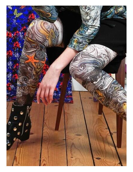 Leggins imprimé Sous le vent