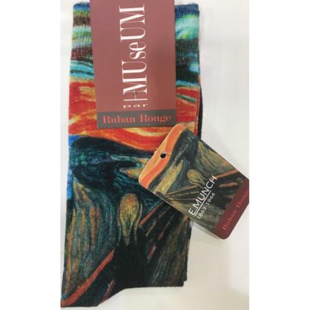 Chaussettes La peur de Munch Museum