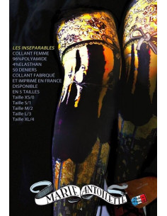 Collant Imprimé les inséparables Marieantoilette 2