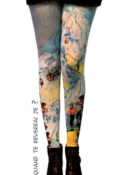 Collant imprimé Quand te reverrai je