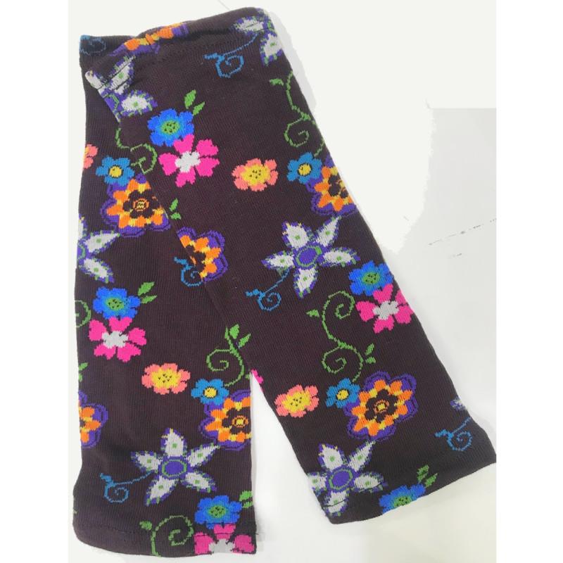 Mitaines manchons Bouquet Veloute fleur Bordeaux Dub et Drino