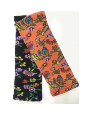Mitaines-Manchons-Dub-et-Drino-coton-noir-orange-asymétrique