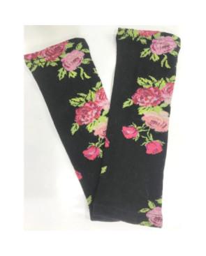 Mitaines-Manchons-Fil-de-jour-coton-noire-fleuri-2-FILMI04-plat