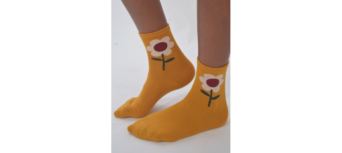 Chaussettes Fleurs sauvages 6 petales