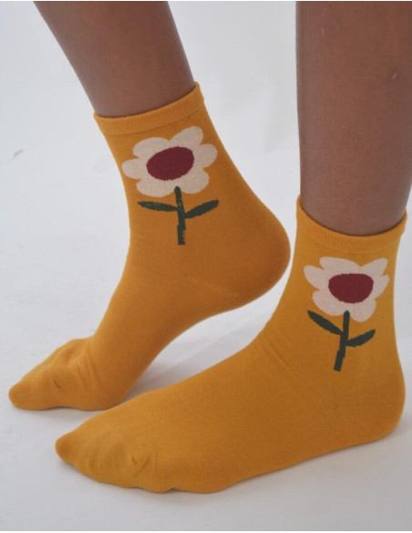 Chaussettes Fleurs sauvages 6 petales