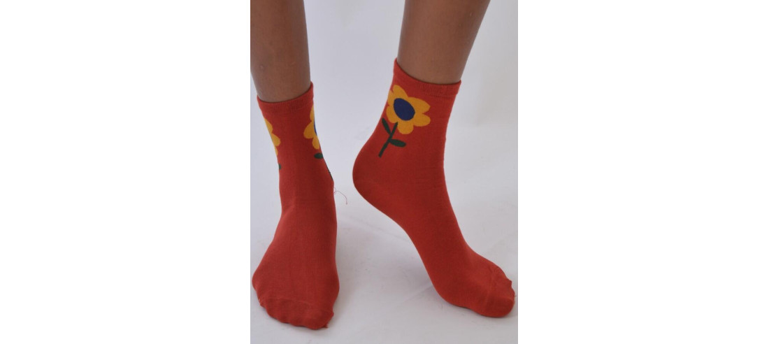 Chaussettes Fleurs sauvages 6 petales