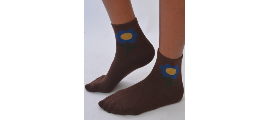 Chaussettes Fleurs sauvages 6 petales