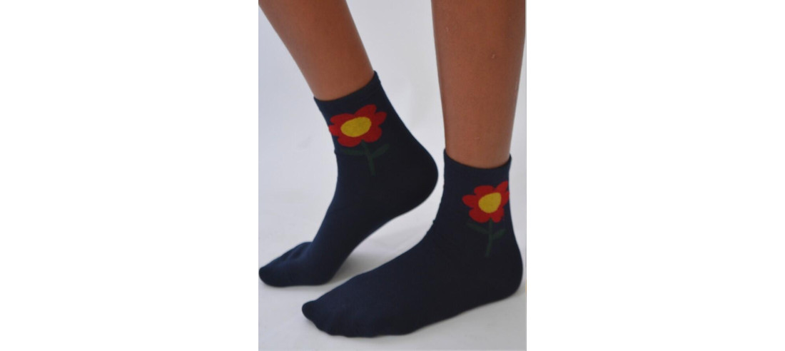 Chaussettes Fleurs sauvages 6 petales