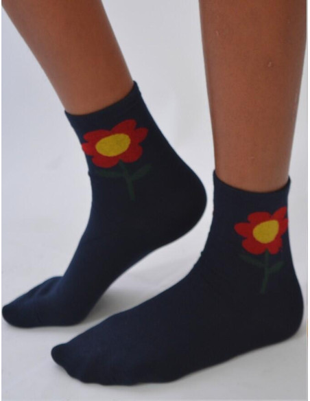 Chaussettes Fleurs sauvages 6 petales