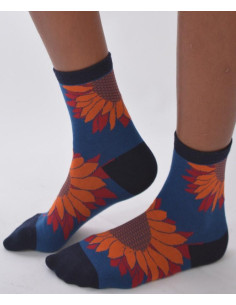 Chaussettes fleurs de Tournesols