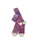 Chaussettes laine mohair Cotes dégradées tendance