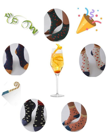 Chaussettes Pois Qui Pétillent