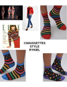 Chauusettes Rayures fantaisie 2