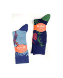 Coffret de Chaussettes Berthe aux Grands Pieds Homme poésie fil